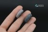 Quinta Studio QT35012 Dodge WC Family tyre set with chains (Zvezda) 1/35